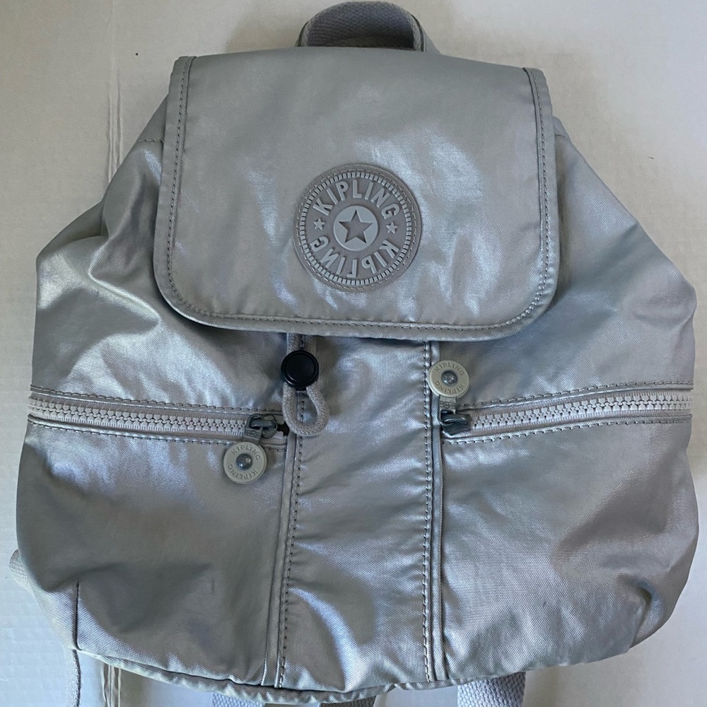 Kipling Backpack Silver - image 2